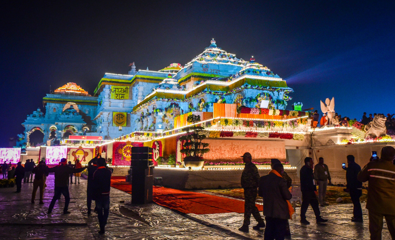 shri ram mandir ayodhya photo